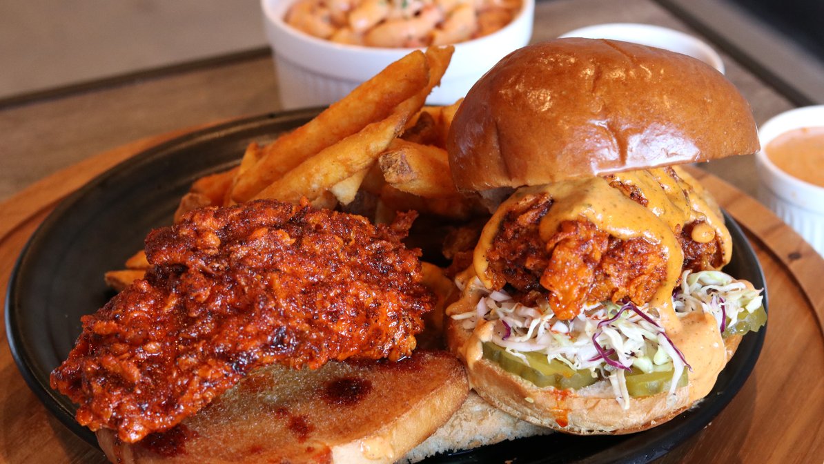 Combo 3 — sando and tender with fries